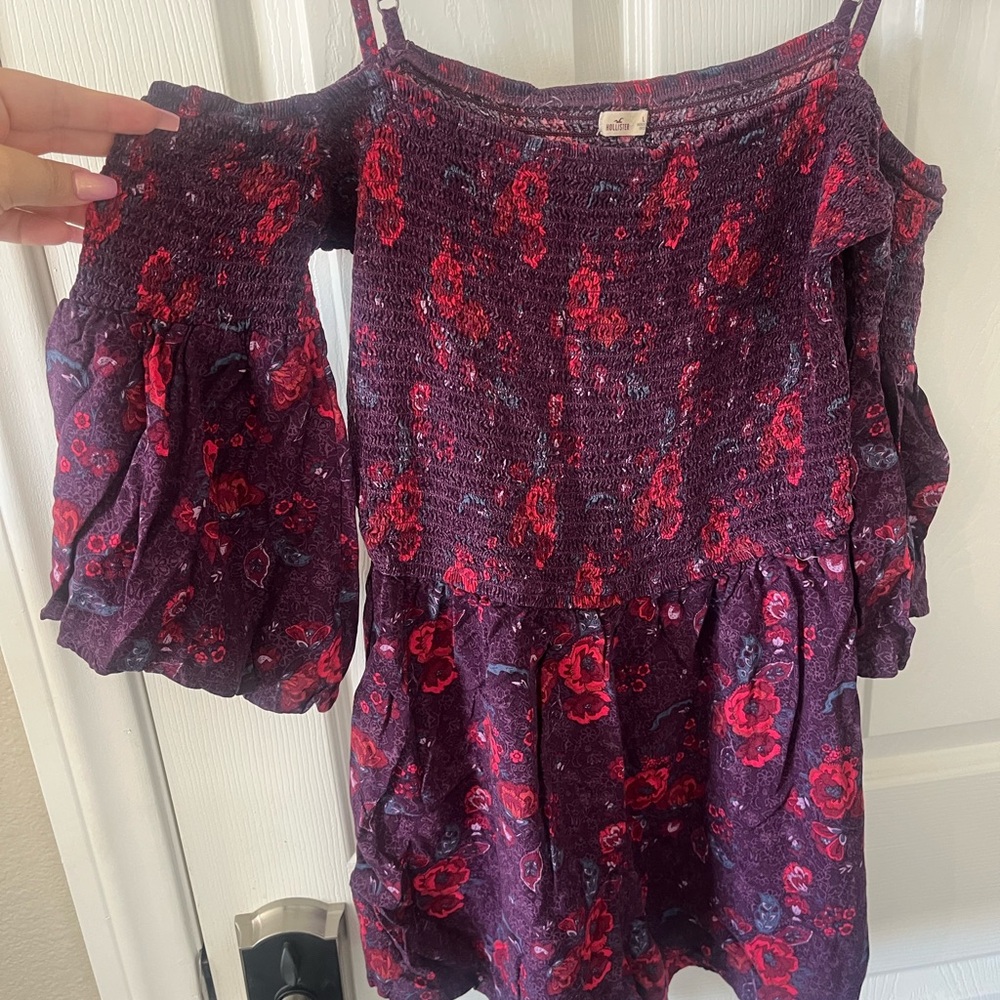 Hollister Floral Off-Shoulder romper
